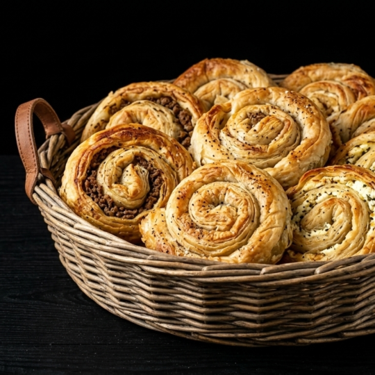 Pite (sir, meso, krompir, šampinjoni, mešano povrće)